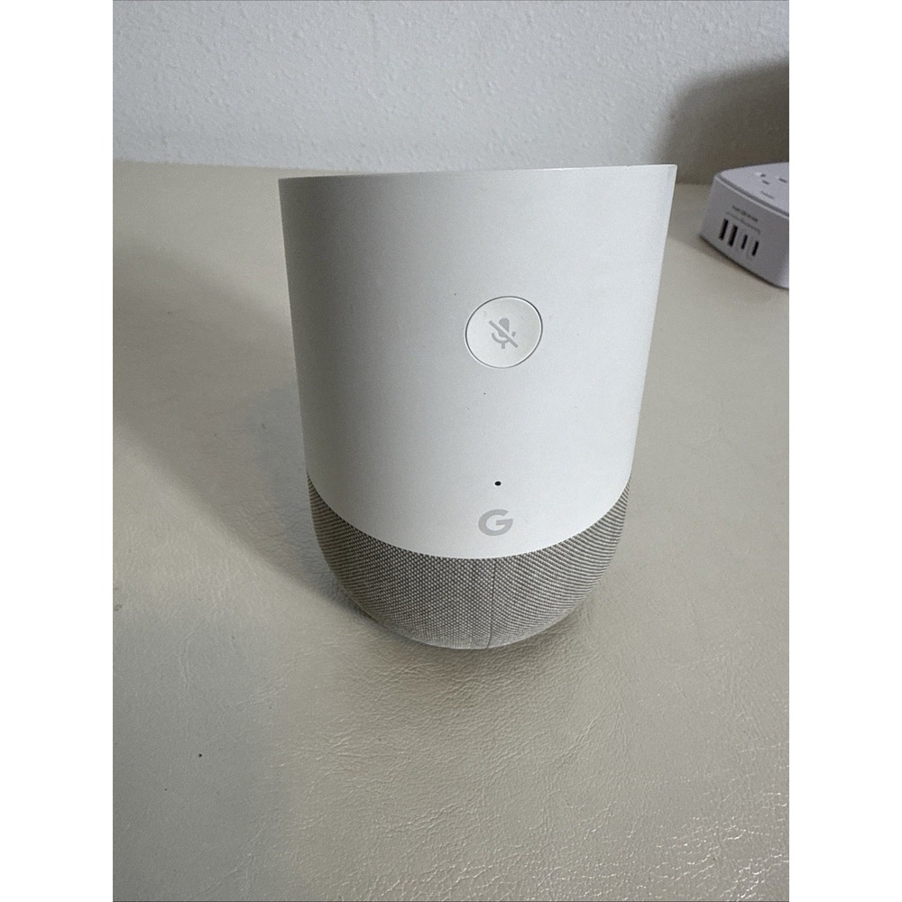Google Home - Smart Speaker & Google Assistant, Light Grey & White NO AC cord